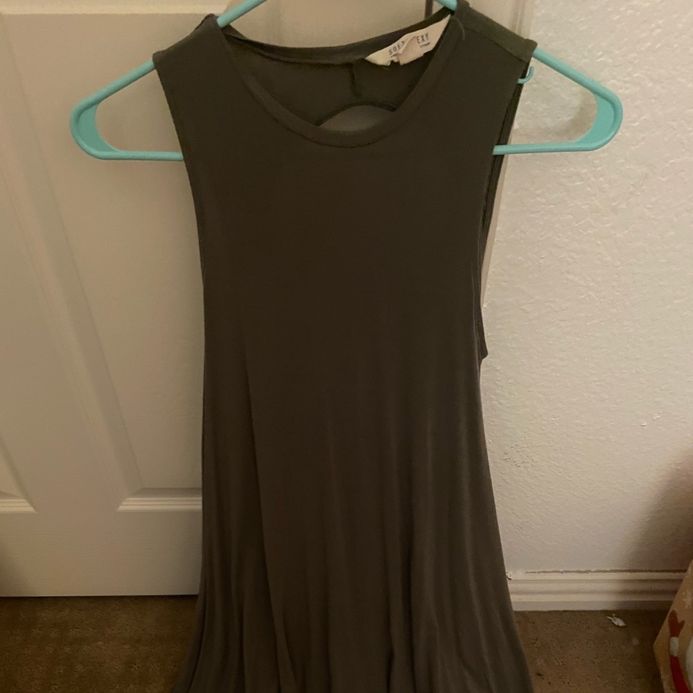 Olive tank t shirt dress from American eagle
